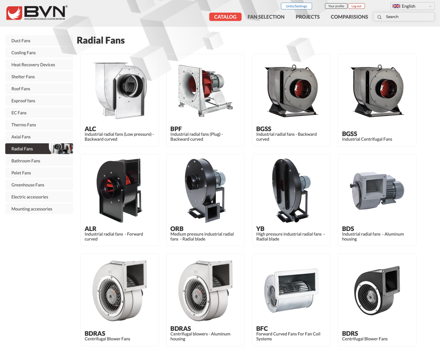 BVN — Category browsing with product photography