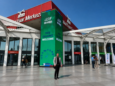 Entrance to the ISK-SODEX Istanbul 2023 trade fair
