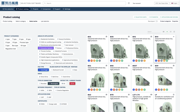 CFB — product catalog