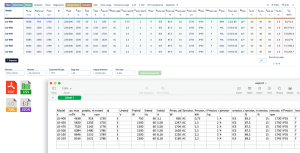 Export data from table