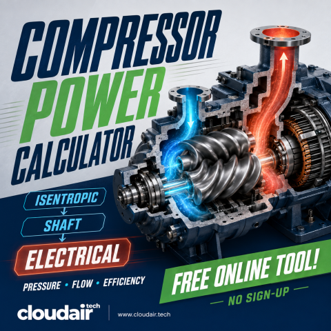Compressor power calculator