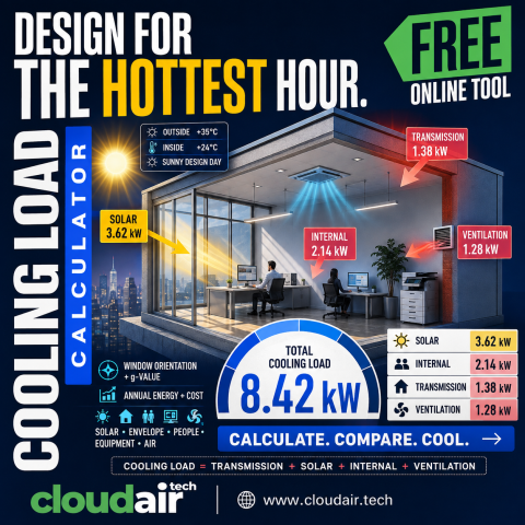 Cooling load calculator
